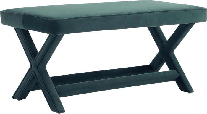 Brougham II Green Bench