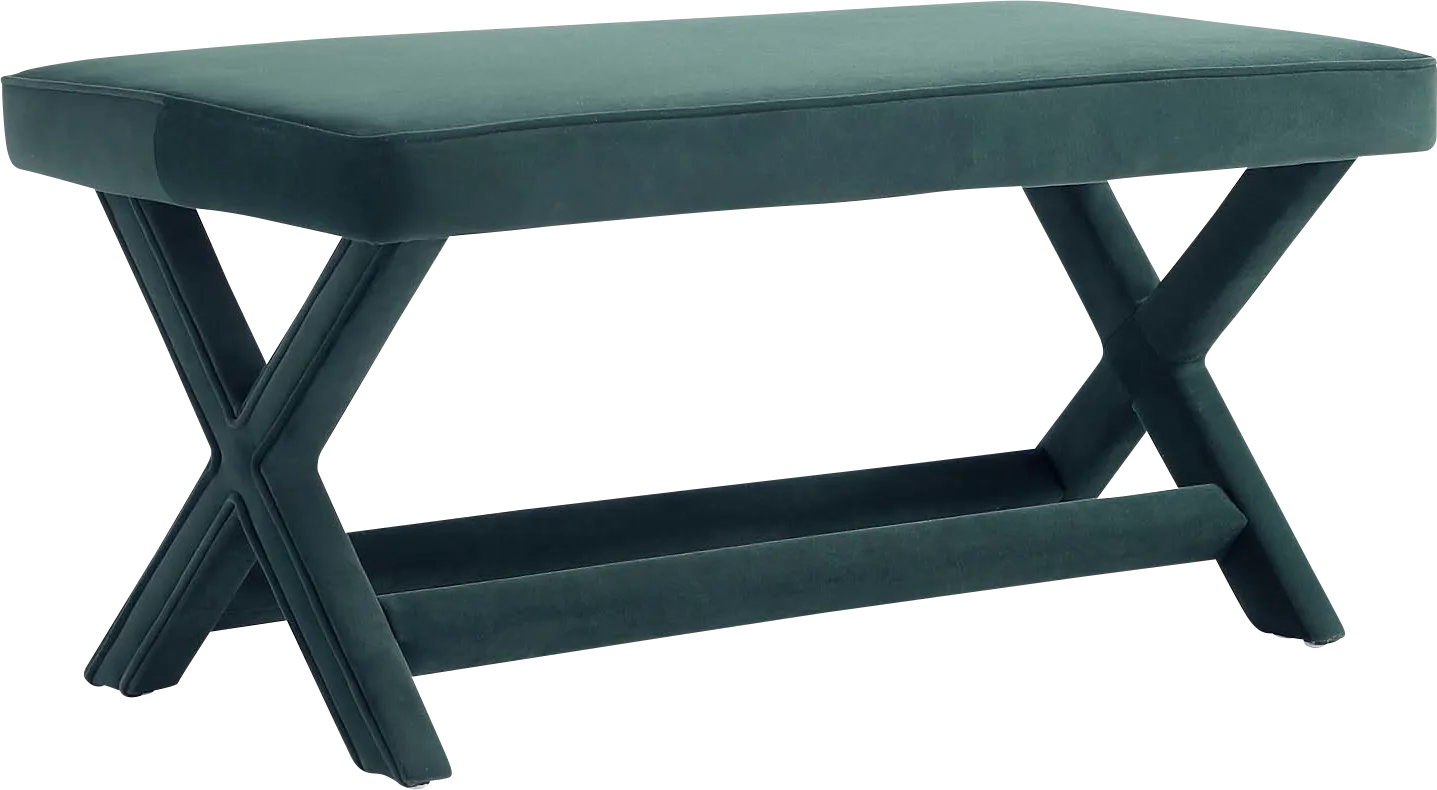 Brougham II Green Bench