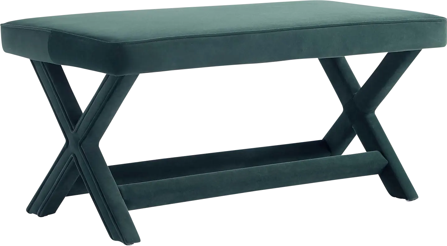Brougham II Green Bench