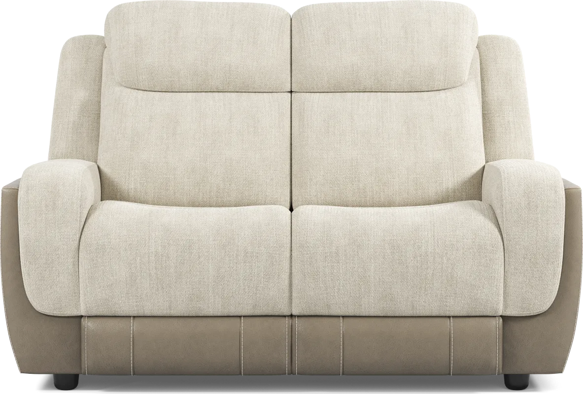 State Street Beige Loveseat