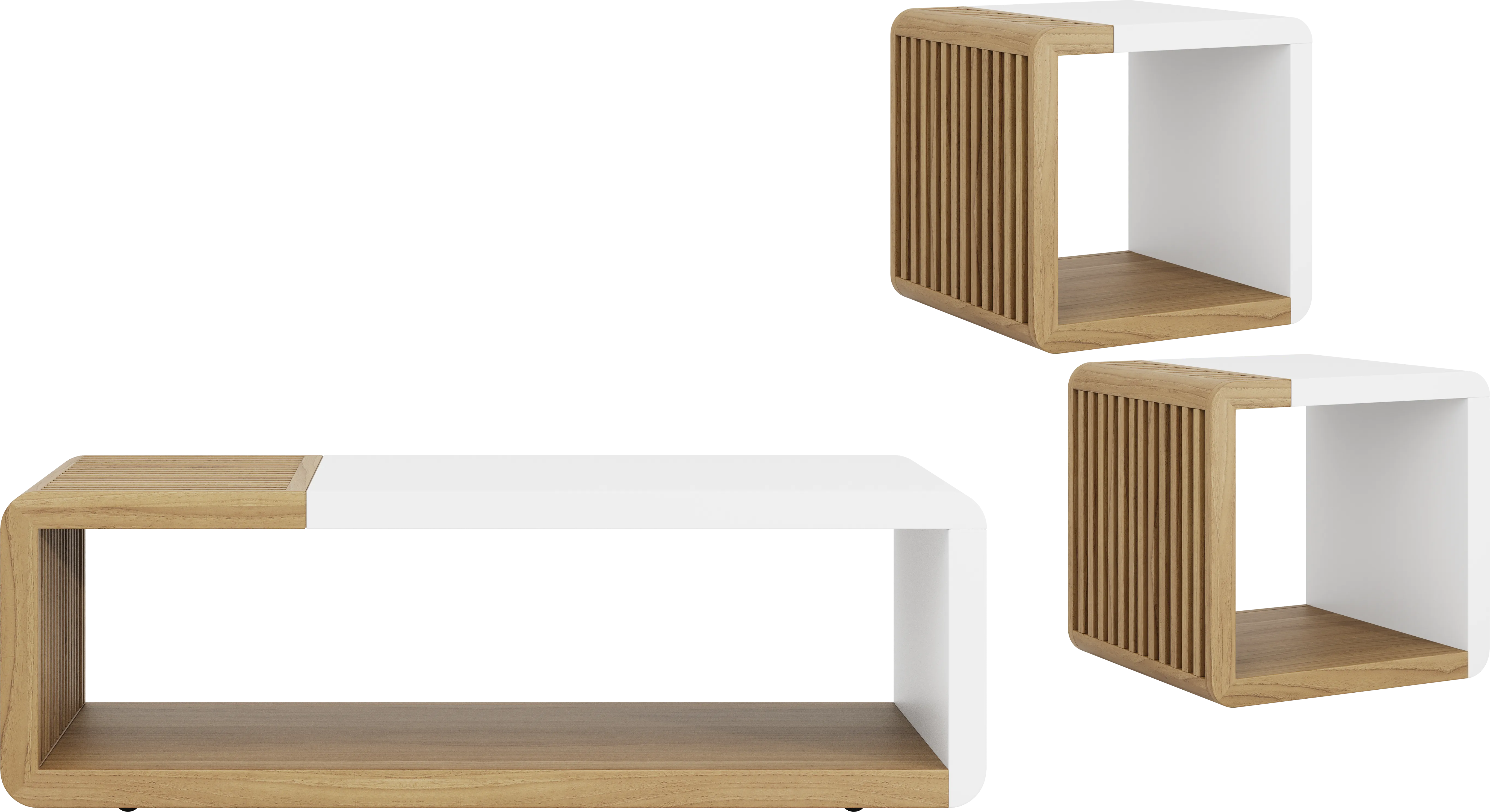 Bristol Bay Brown 3 Pc Occasional Table Set - Thumbnail - Image 1