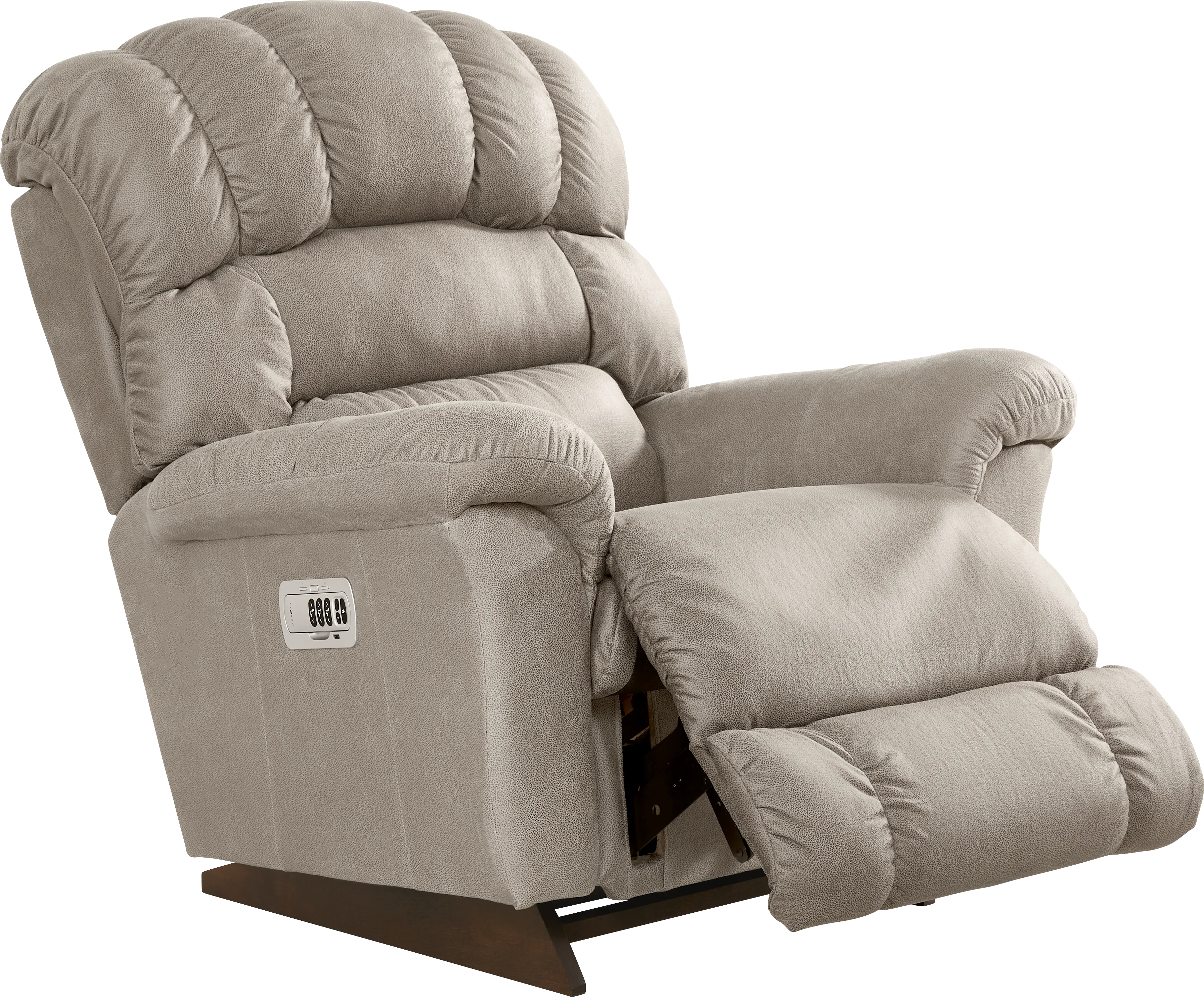 La-Z-Boy Randell III Taupe Dual Power Recliner - Thumbnail - Image 1