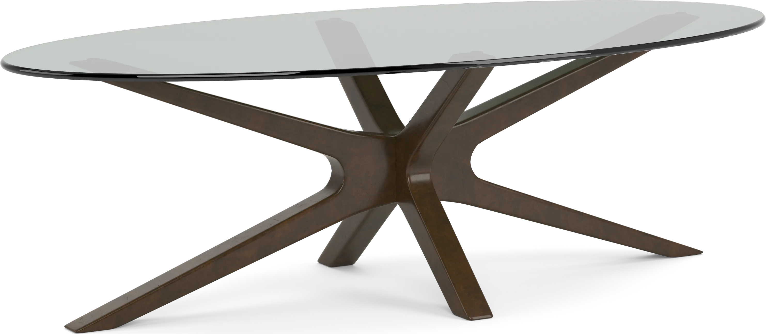Edina Dark Cherry Wood Cocktail Table | Rooms to Go