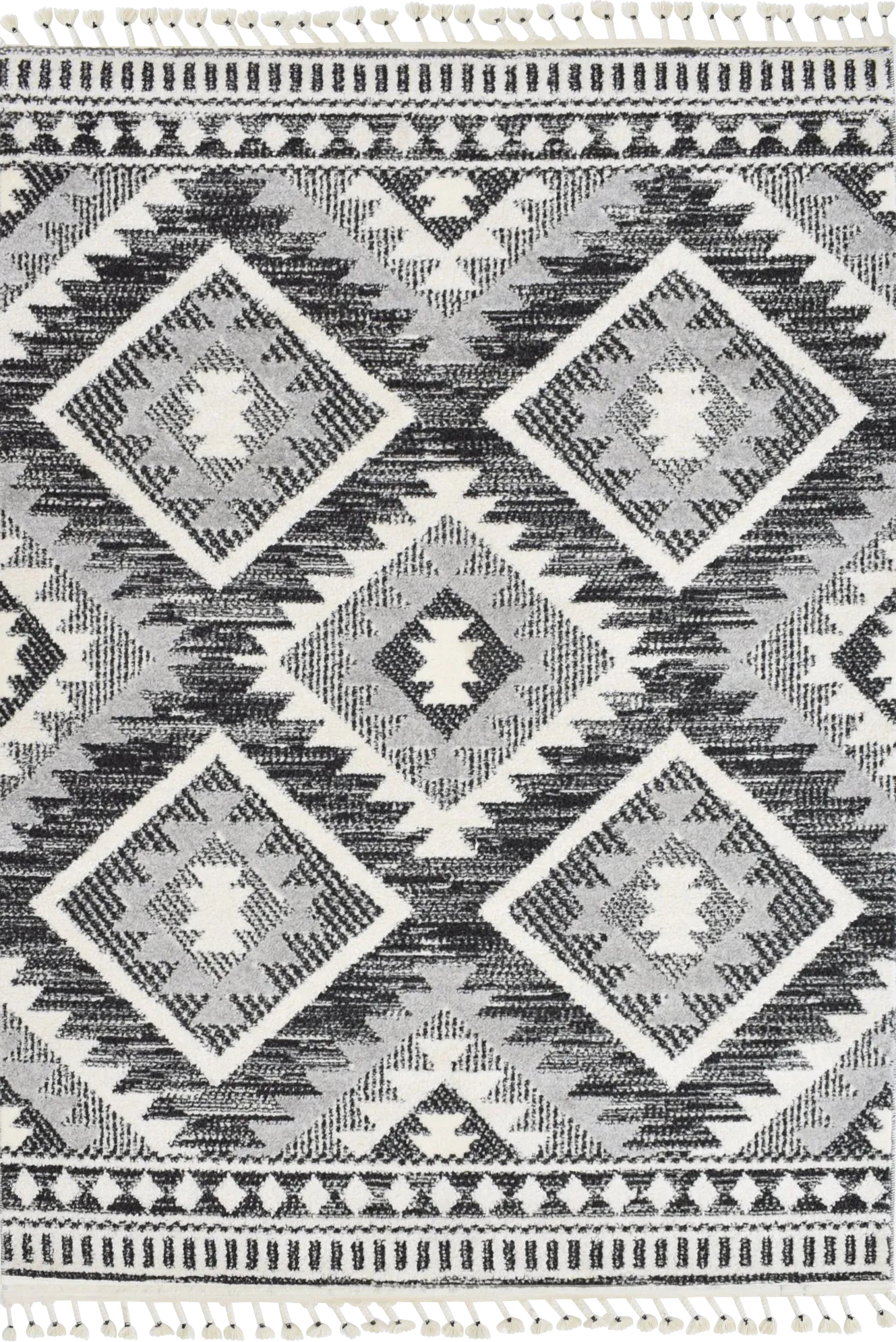 Fenbei Black 8'3 x 10' Rug - Thumbnail - Image 1