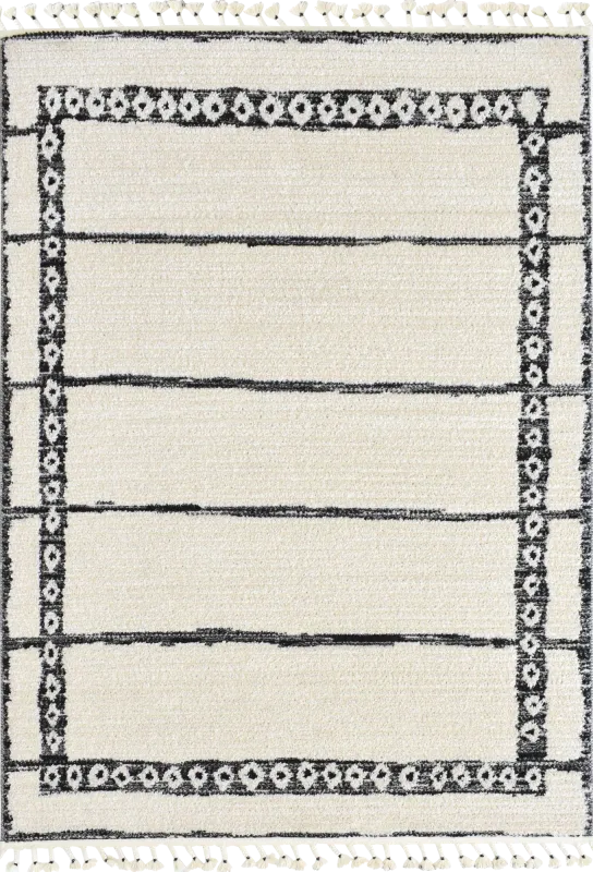 Lykol White/Black 8'3 x 10' Rug