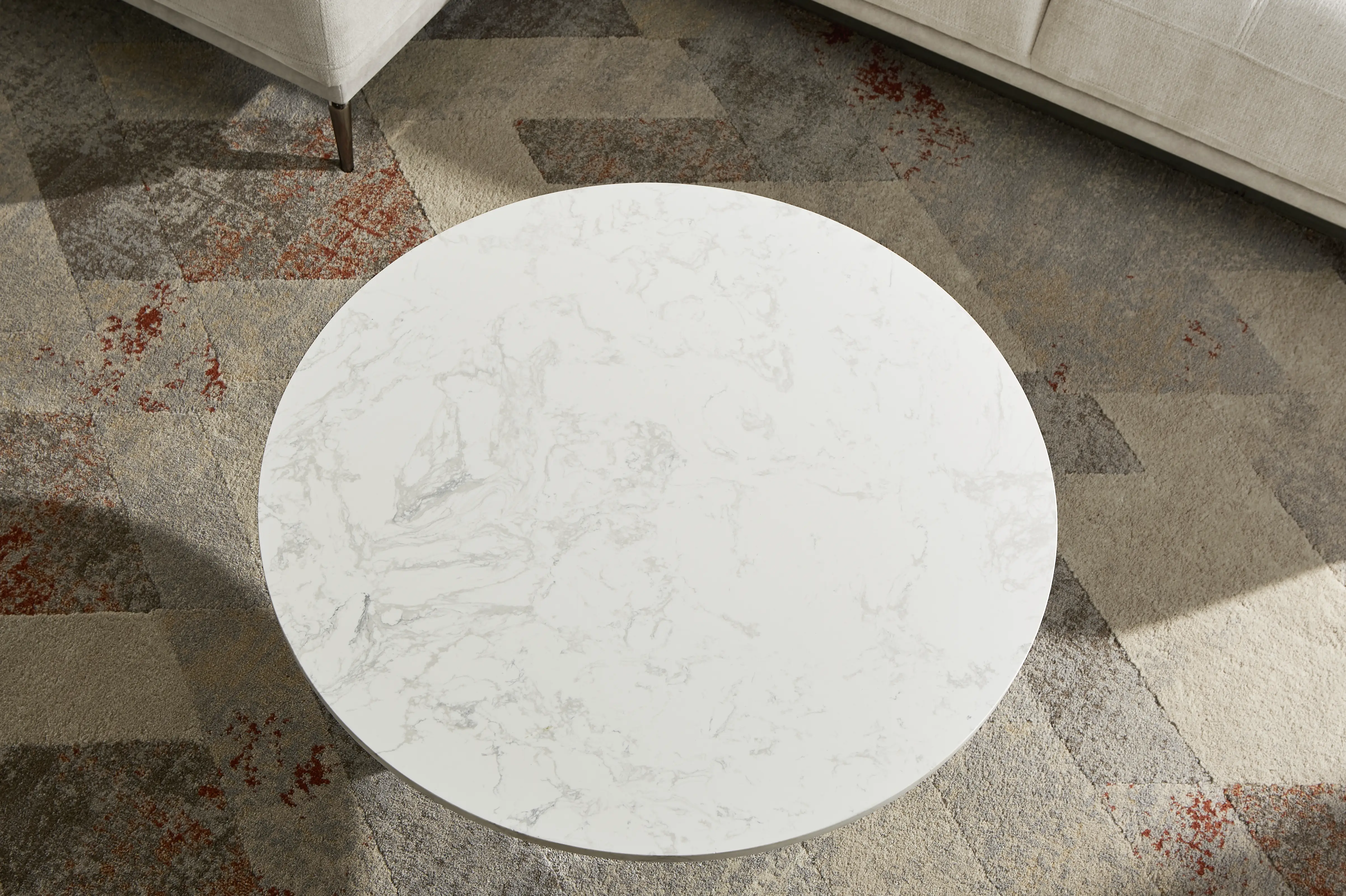 Charmaine Black Round Cocktail Table - Thumbnail - Image 3