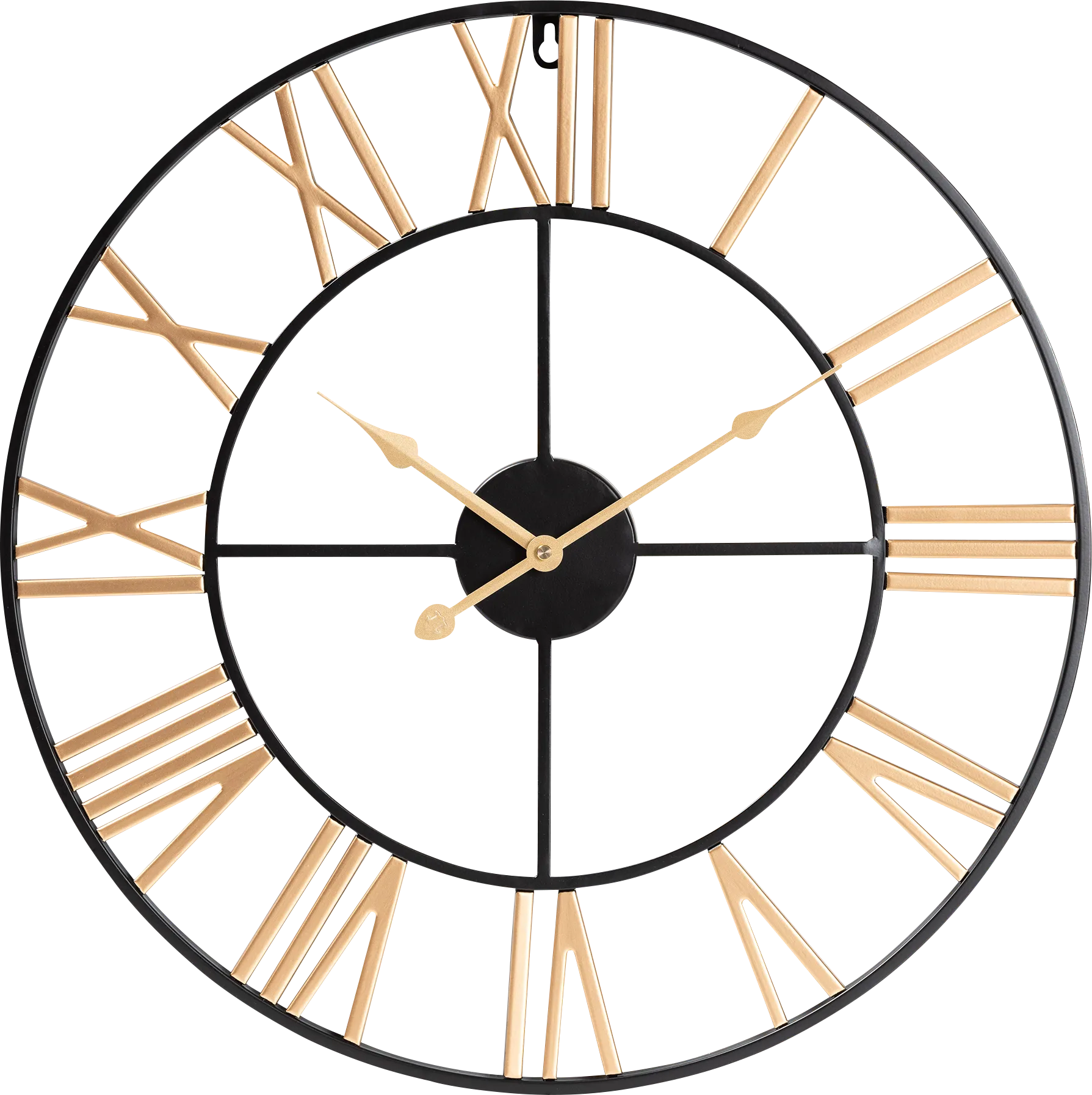 Bilher Black Wall Clock - Image 1