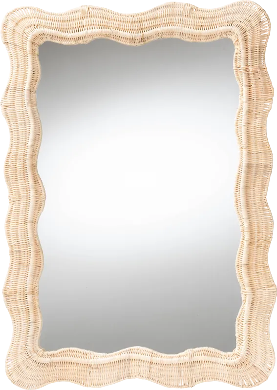 Towery Natural Mirror