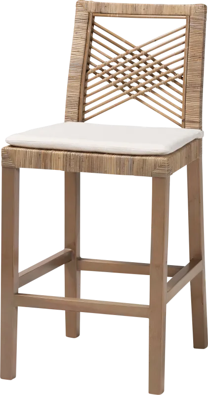 Medye Taupe Counter Stool