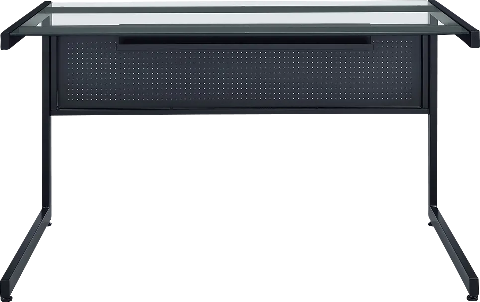 Wencel Black Desk - Thumbnail - Image 1