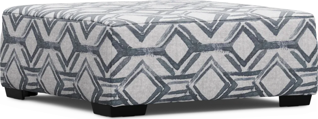Moreau Street Black Cocktail Ottoman