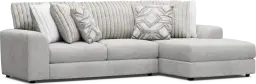2 pc right arm chaise sectional
