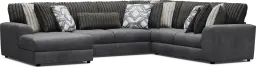 3 pc left arm chaise sectional