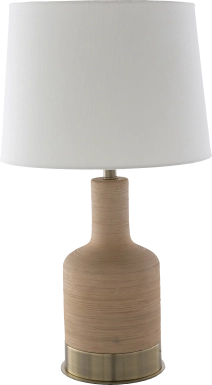Sagner Oaks Tan Lamp