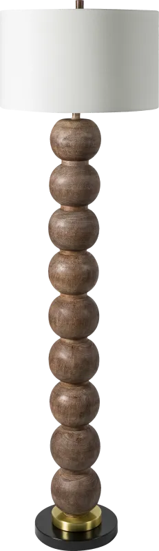 Franciscan Cove Brown Floor Lamp