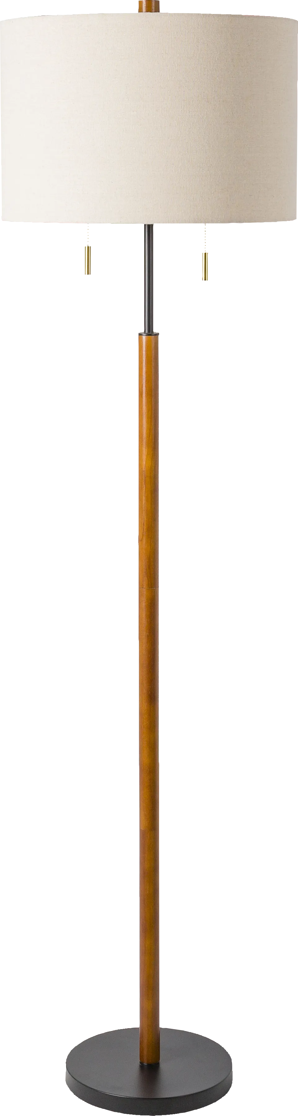 Beaumont Creek Black Floor Lamp