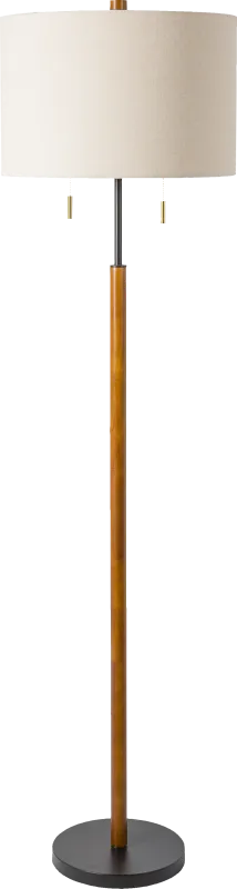Beaumont Creek Black Floor Lamp