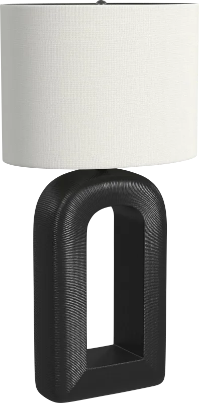 Ravel Avenue Black Lamp