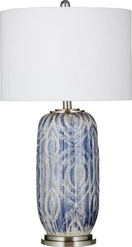 Nacoma Oaks Blue Lamp