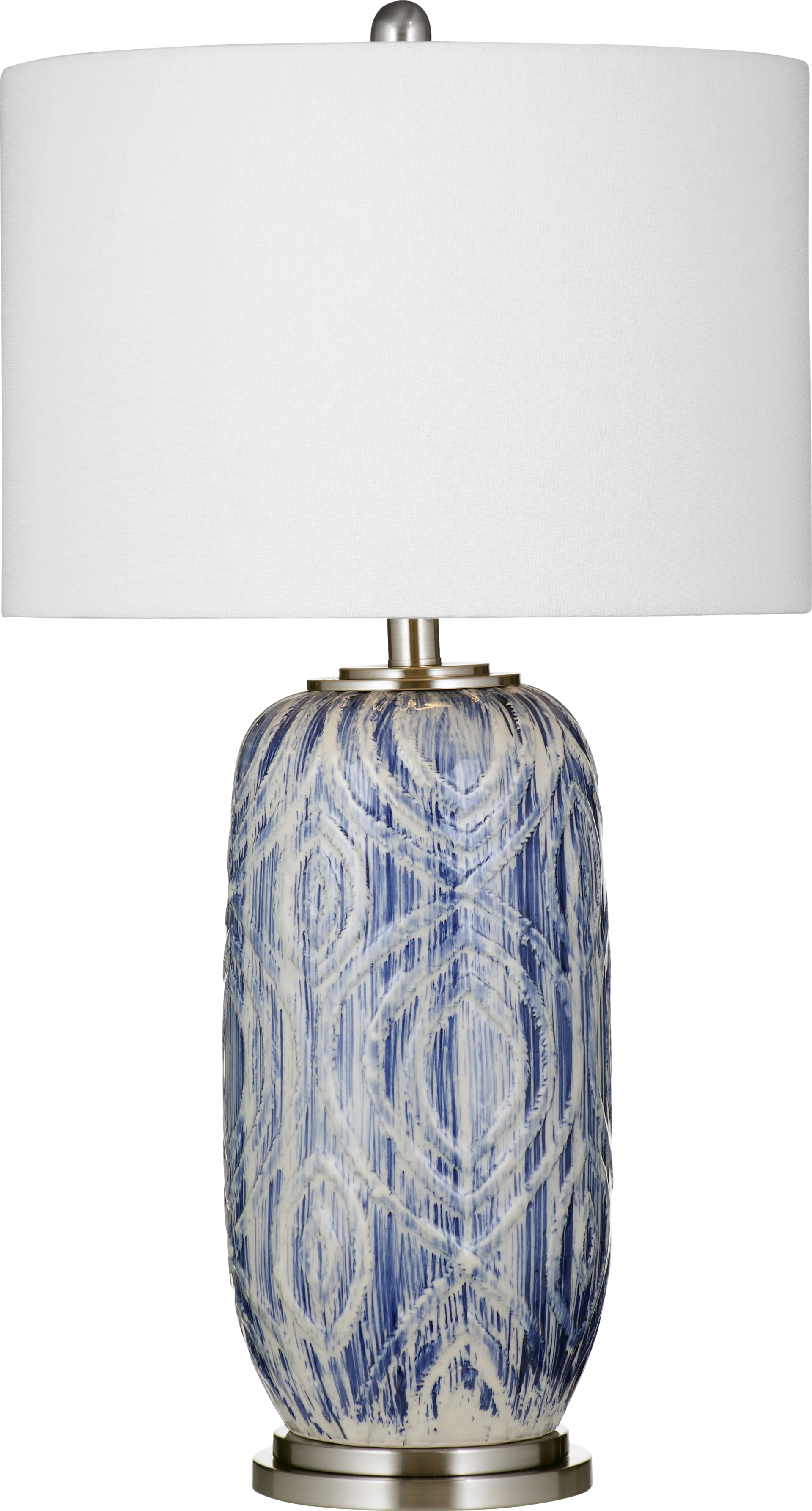 Nacoma Oaks Blue Lamp - Image 1