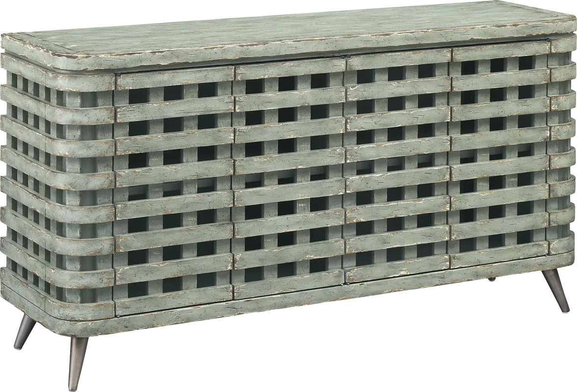Woodbine Green 4 Door Credenza