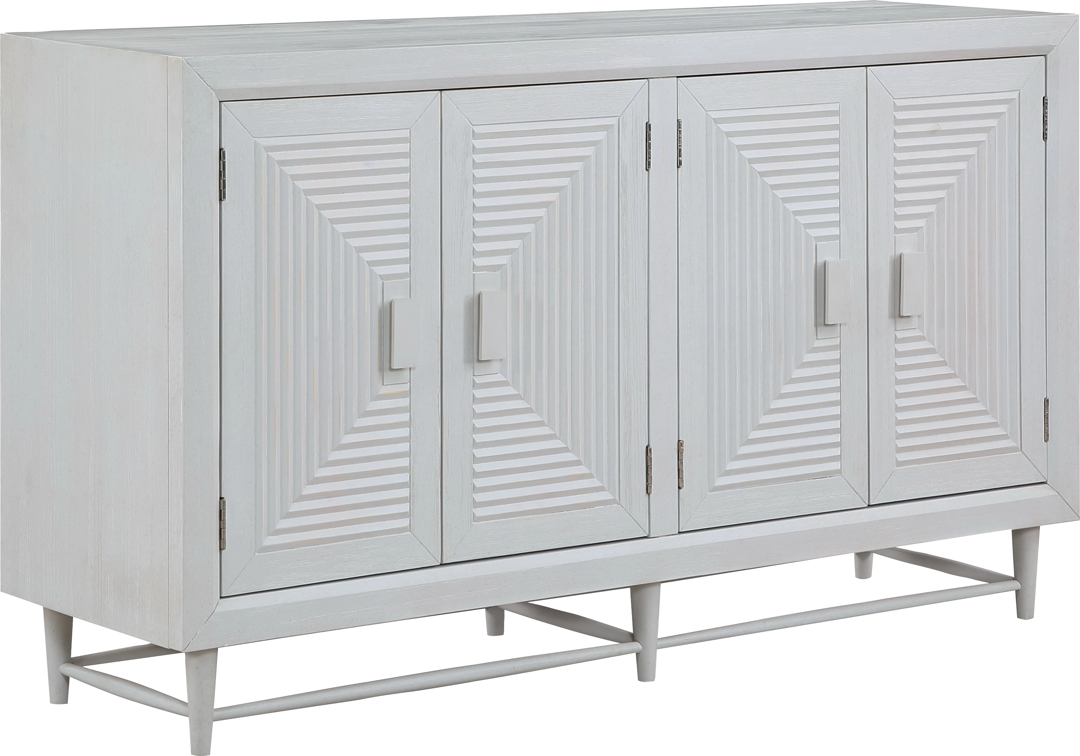 Riverbriar White Credenza - Thumbnail - Image 1