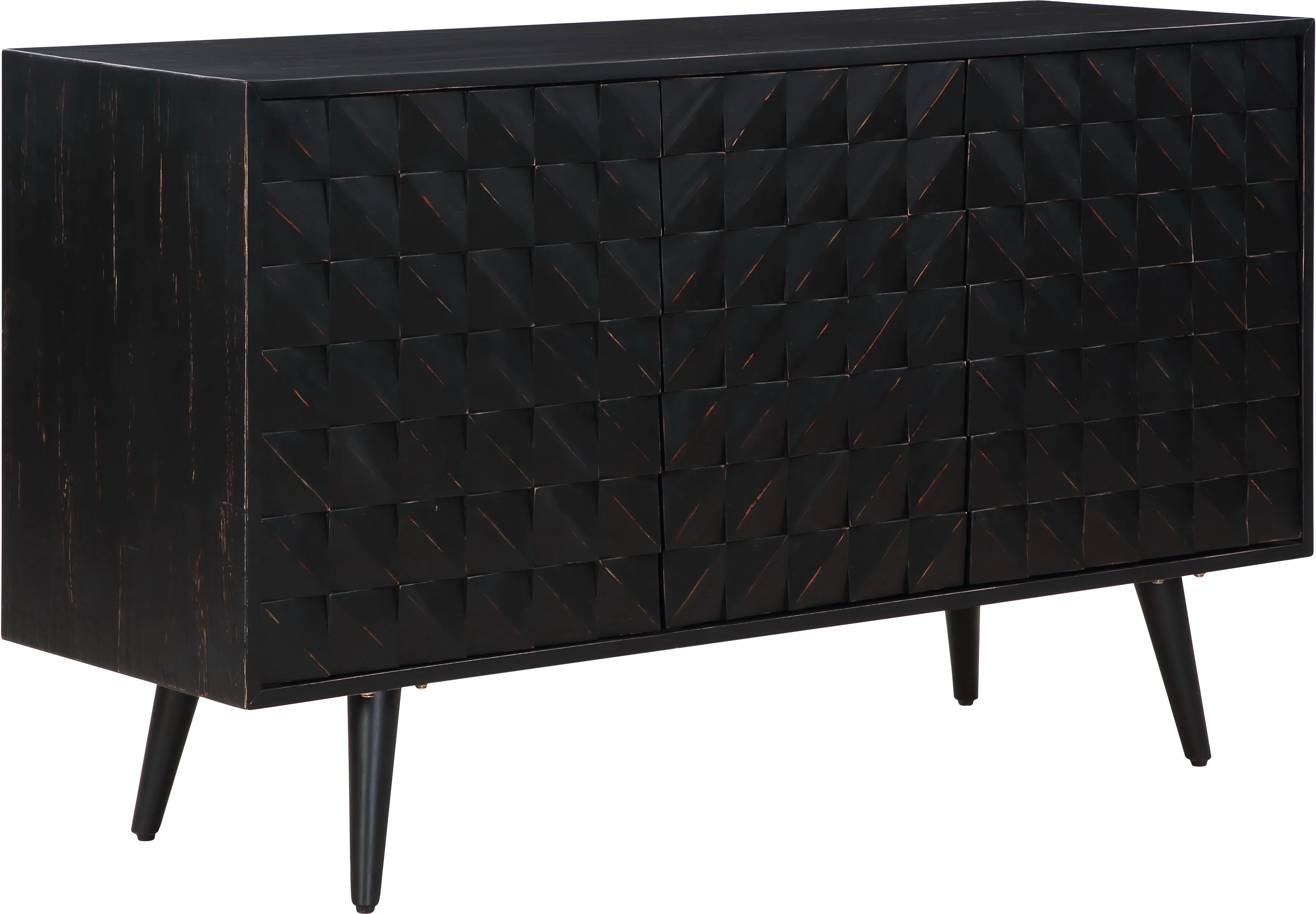 Rellim Black Credenza