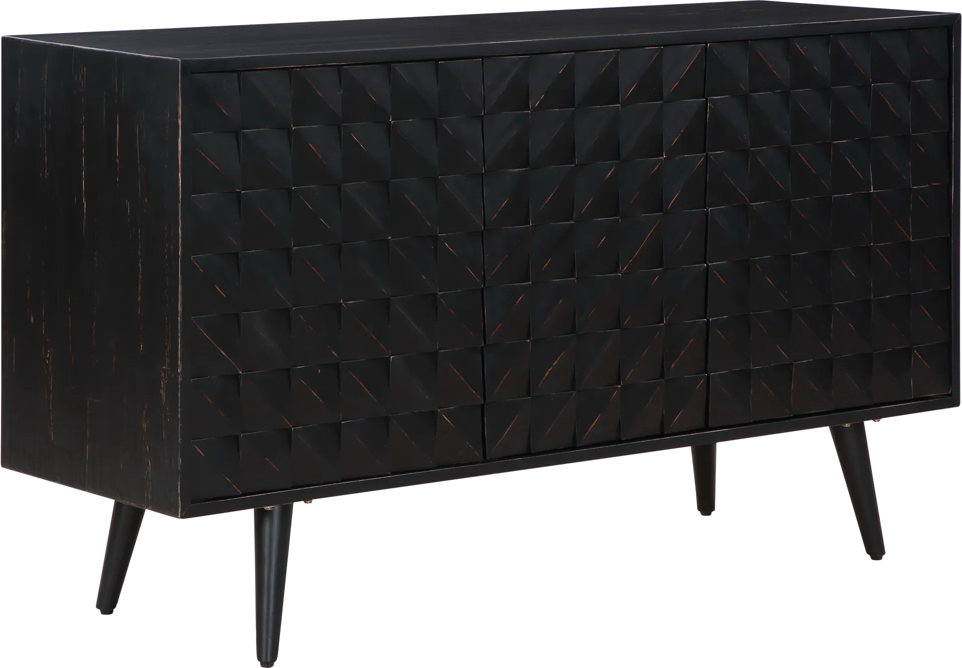 Rellim Black Credenza - Image 1