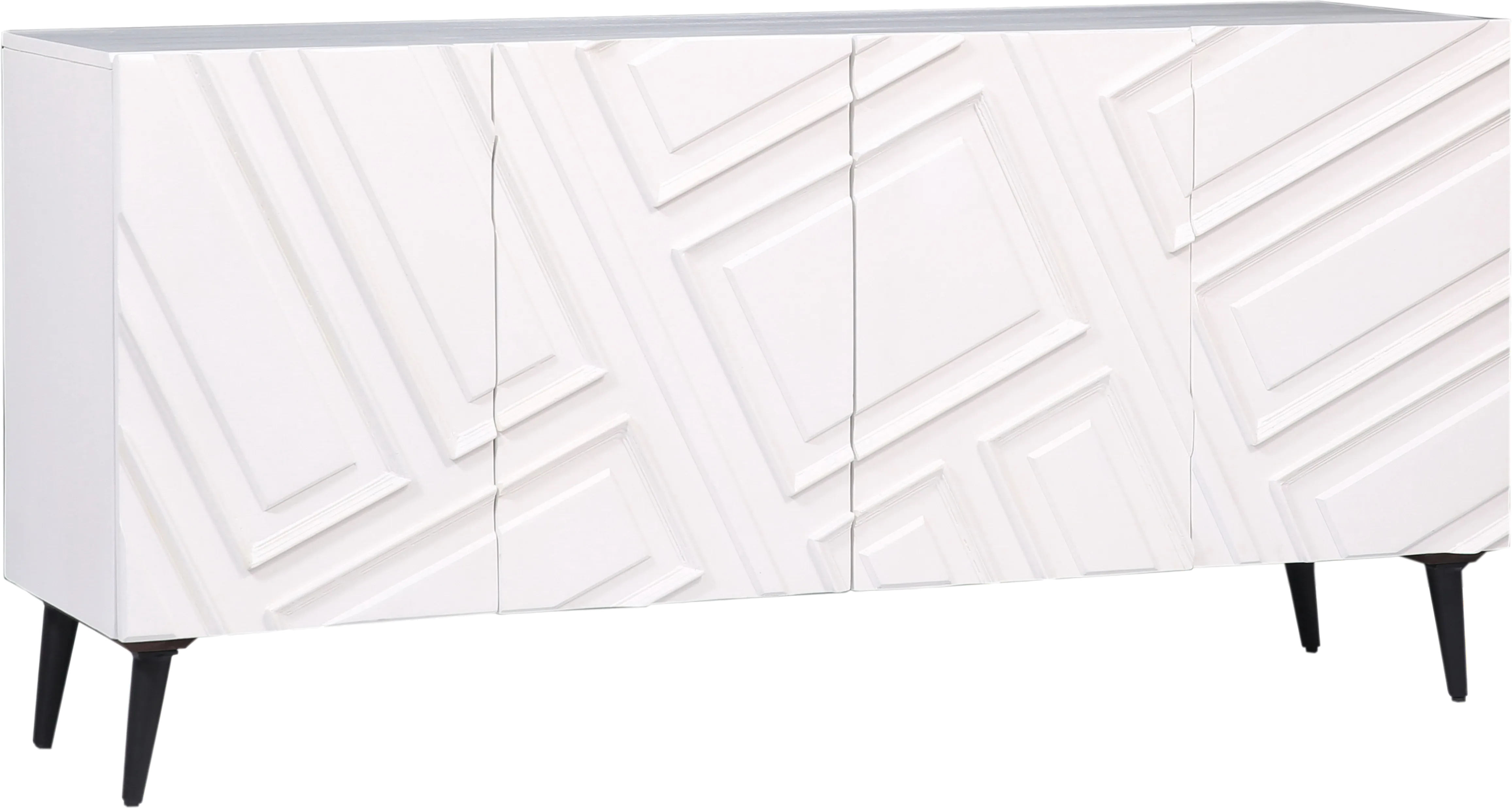 Mccarrell White Credenza - Thumbnail - Image 1