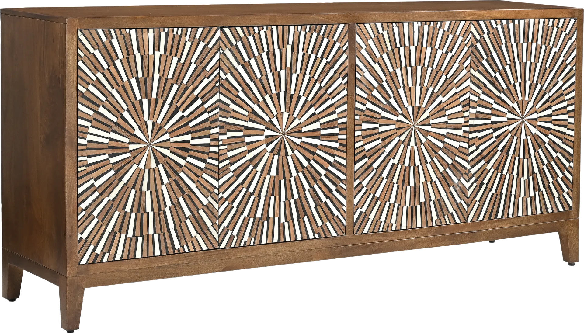 Darque Natural Credenza - Image 1