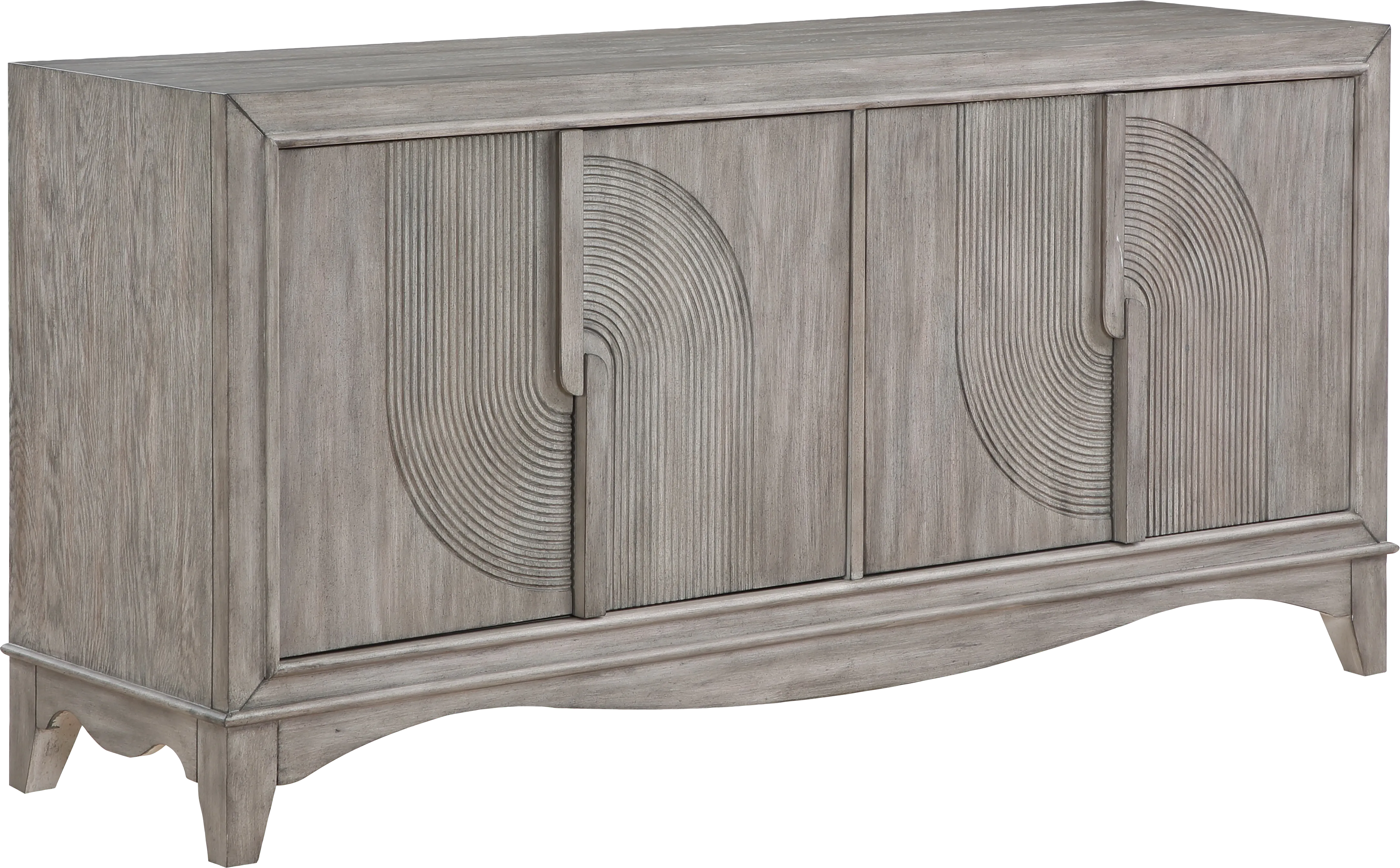 Springpine Gray Credenza - Thumbnail - Image 1