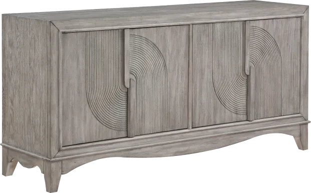 Springpine Gray Credenza