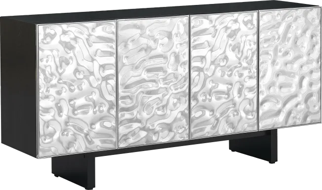 Wooliver Silver Credenza
