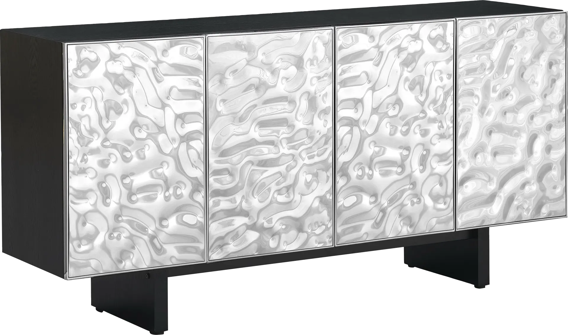 Wooliver Silver Credenza