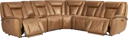 6 pc triple power reclining sectional