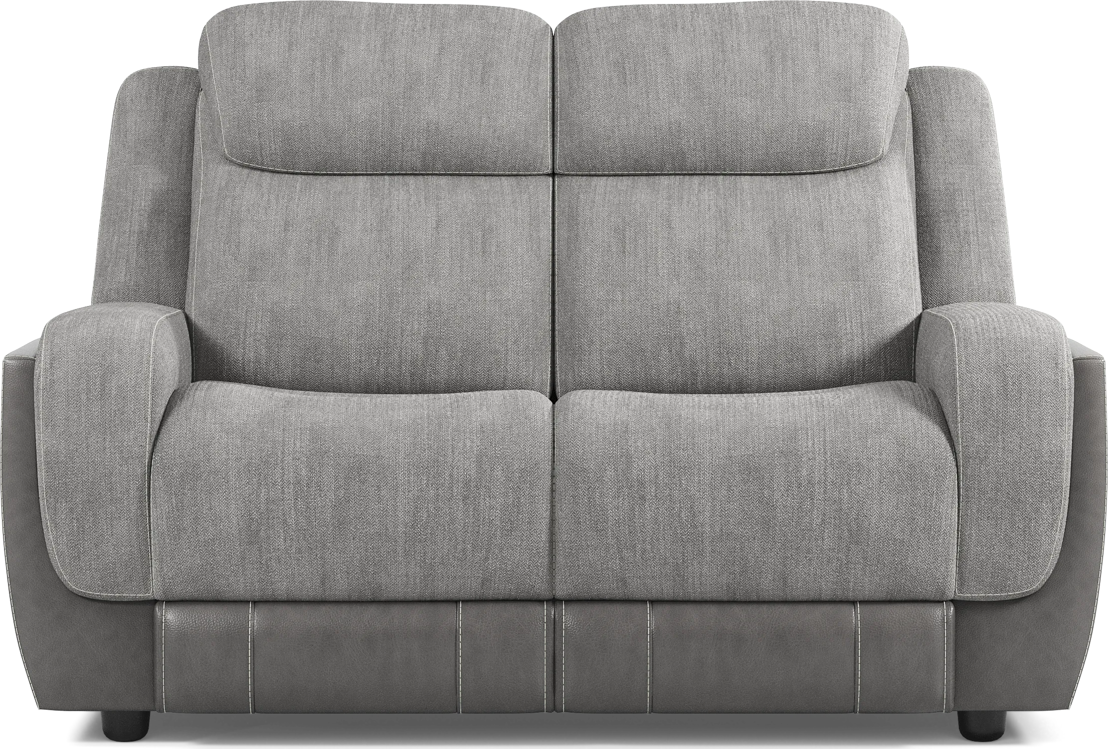 State Street Gray 5 Pc Living Room with Reclining Sofa - Thumbnail - Image 7