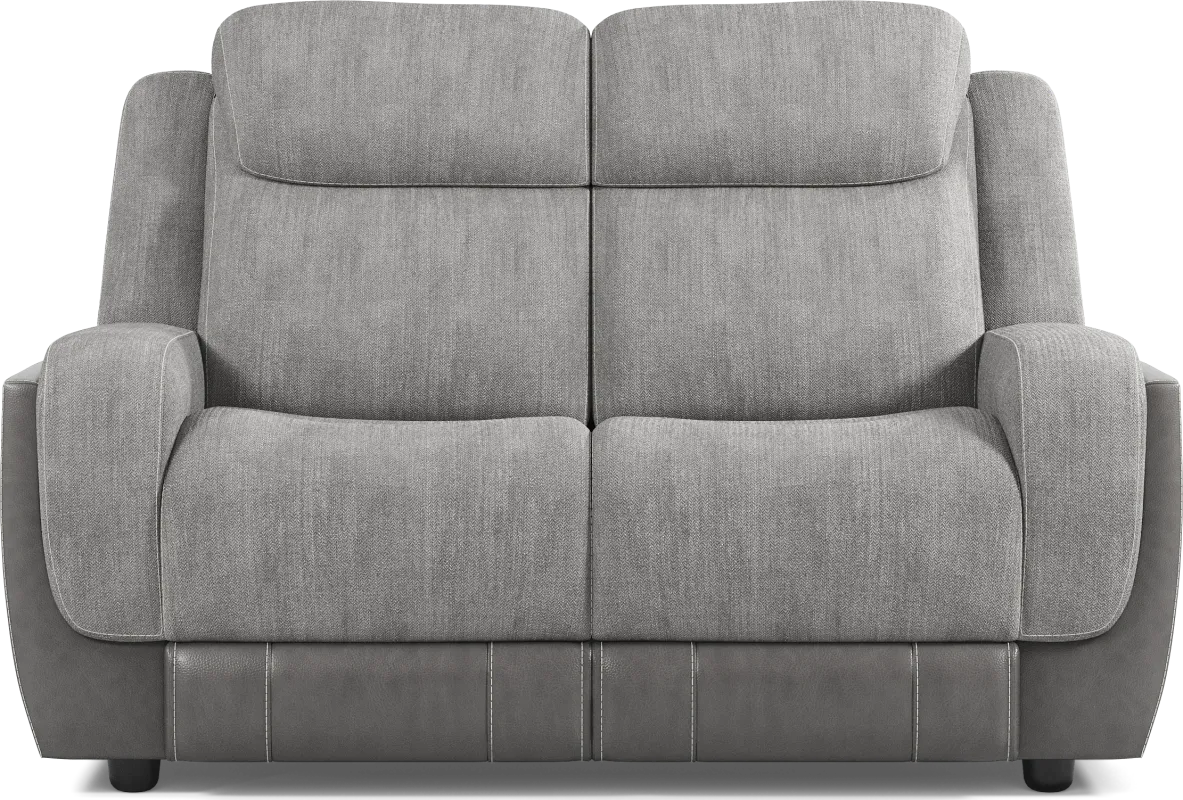 State Street Gray Loveseat