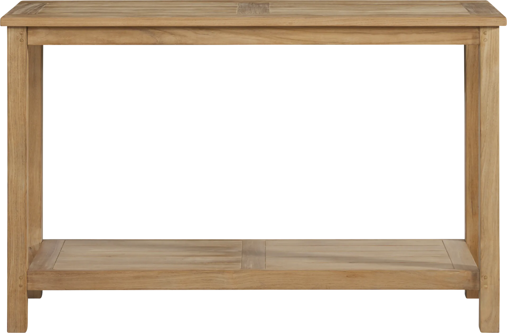 Pleasant Bay Teak Outdoor Console Table - Image 1