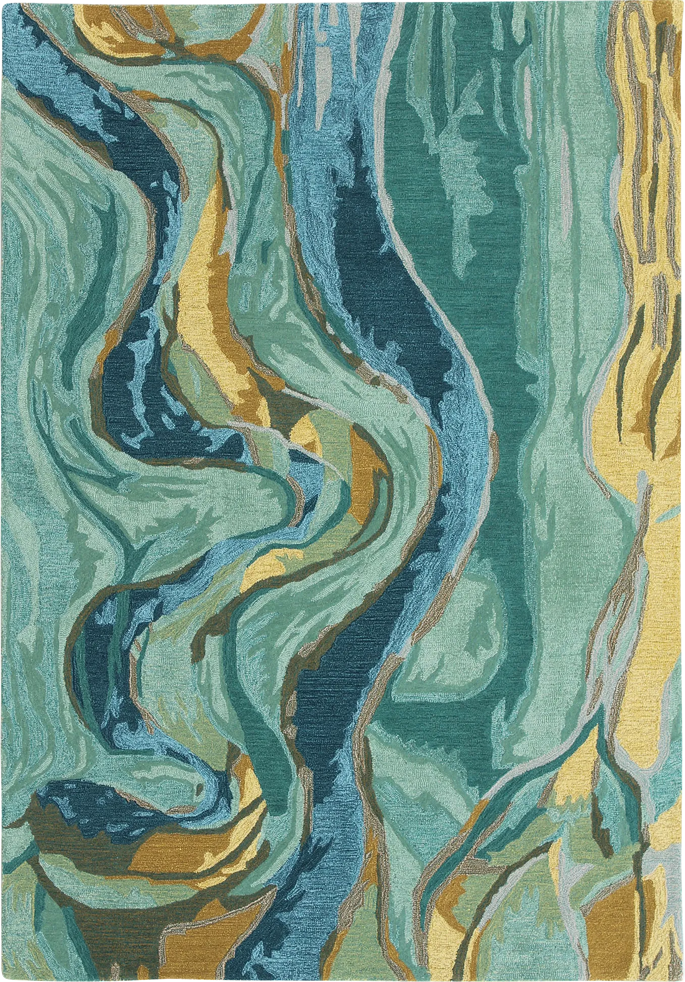 Kerym Blue 5 ' x 7'6 Rug - Image 1