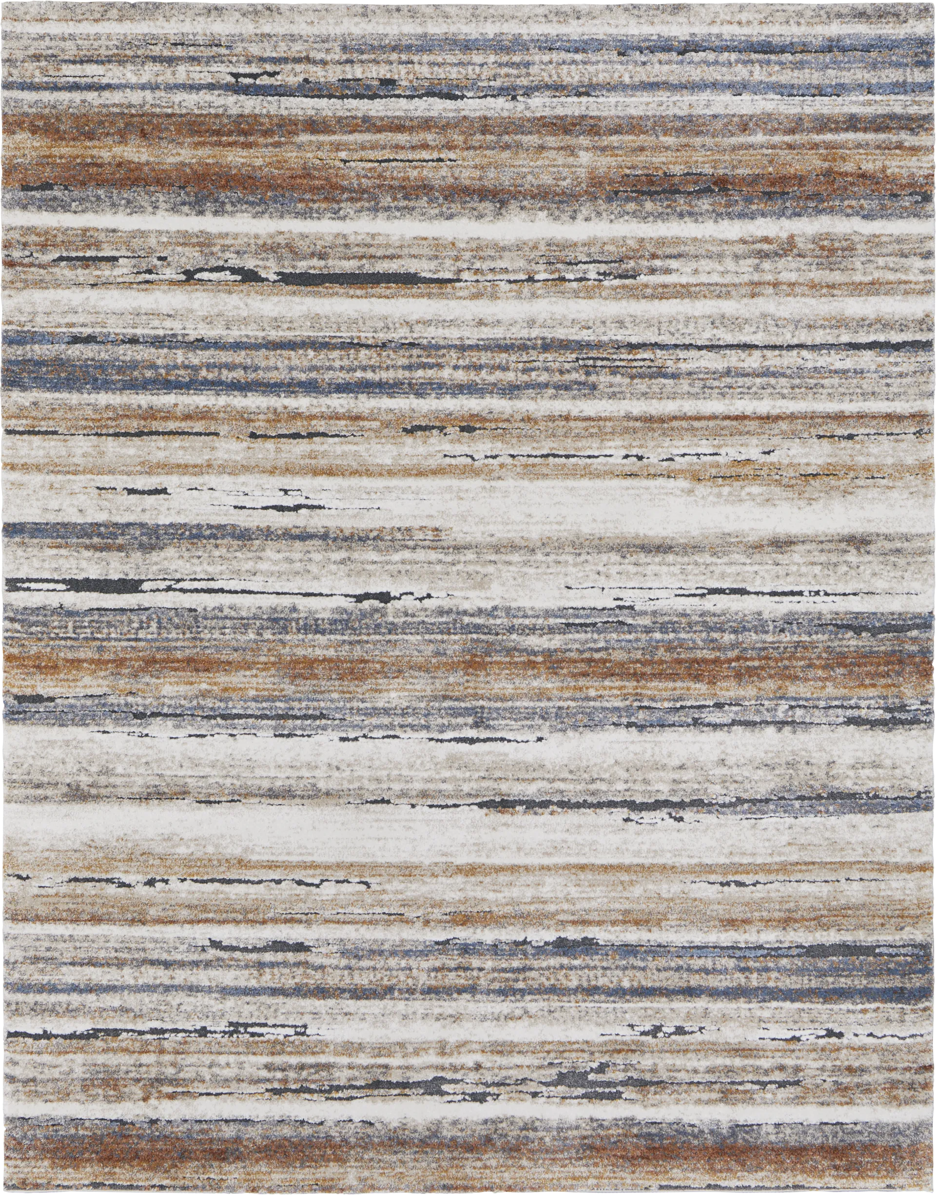 Laolenia Orange 5'3 x 8' Rug - Image 1