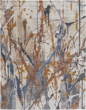 Adrirah Blue/Orange 8' x 10' Rug