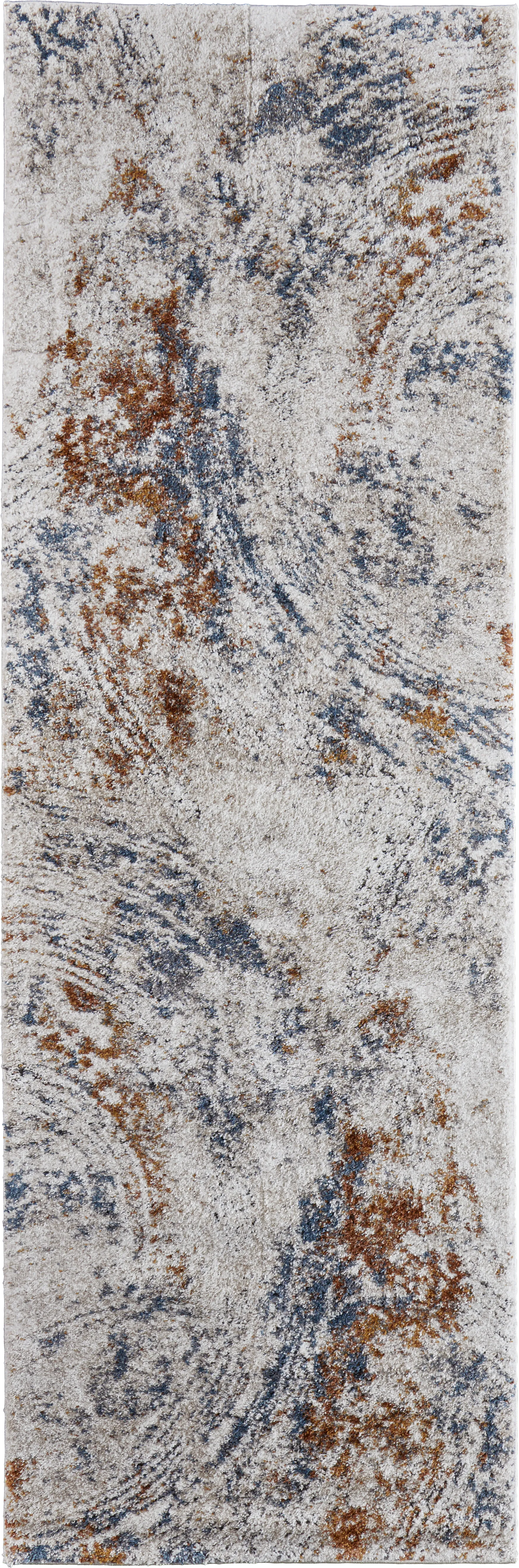 Adrenia Ivory 2'6 x 8' Runner Rug - Image 1