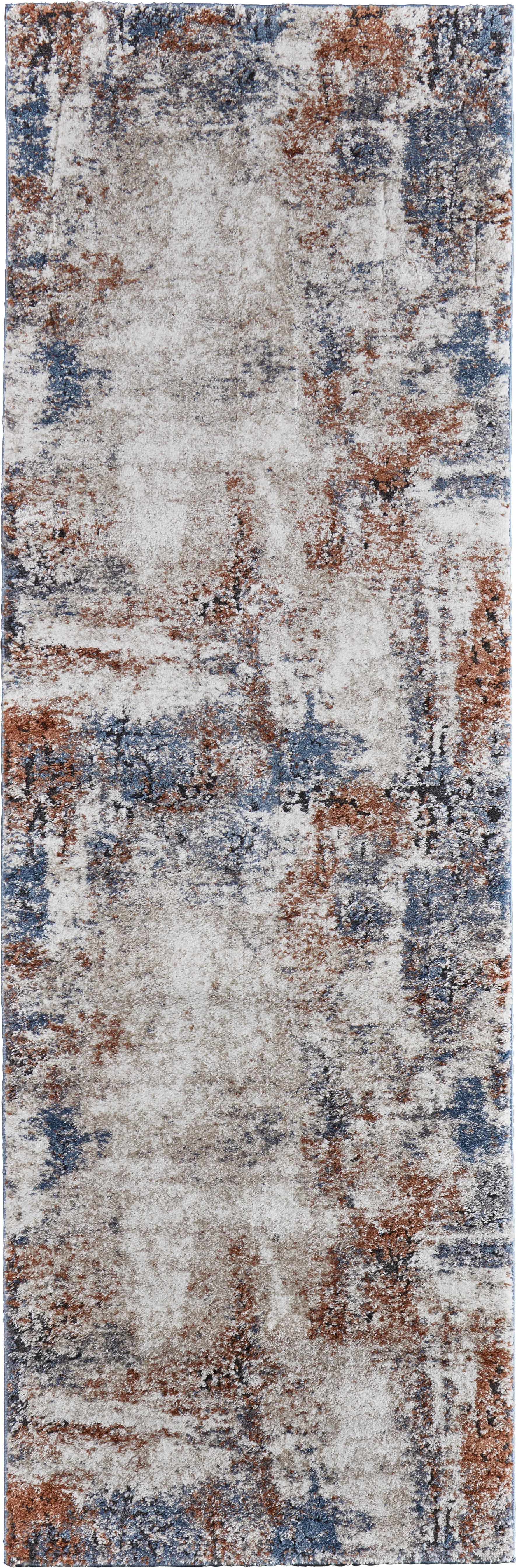 Parlaeno Taupe 2'6 x 8' Runner Rug - Image 1