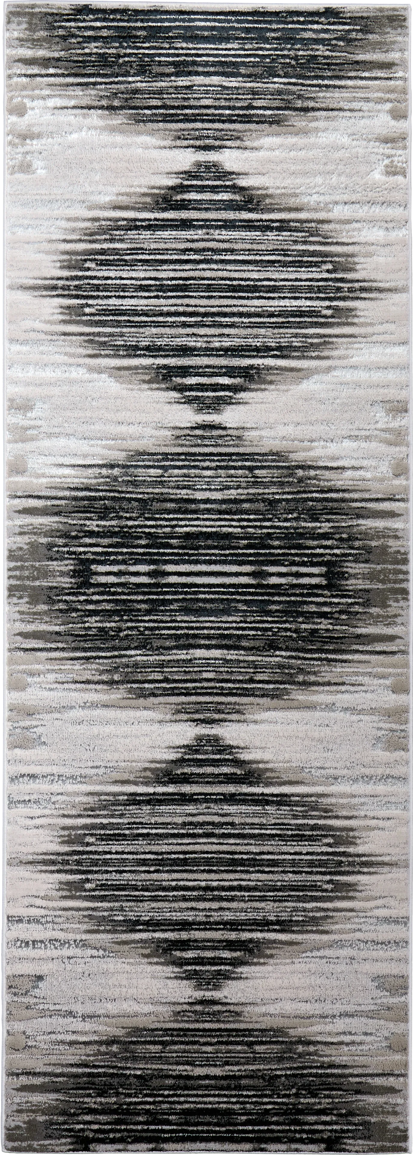 Aera Black 2'10 x 7'10 Runner Rug - Image 1