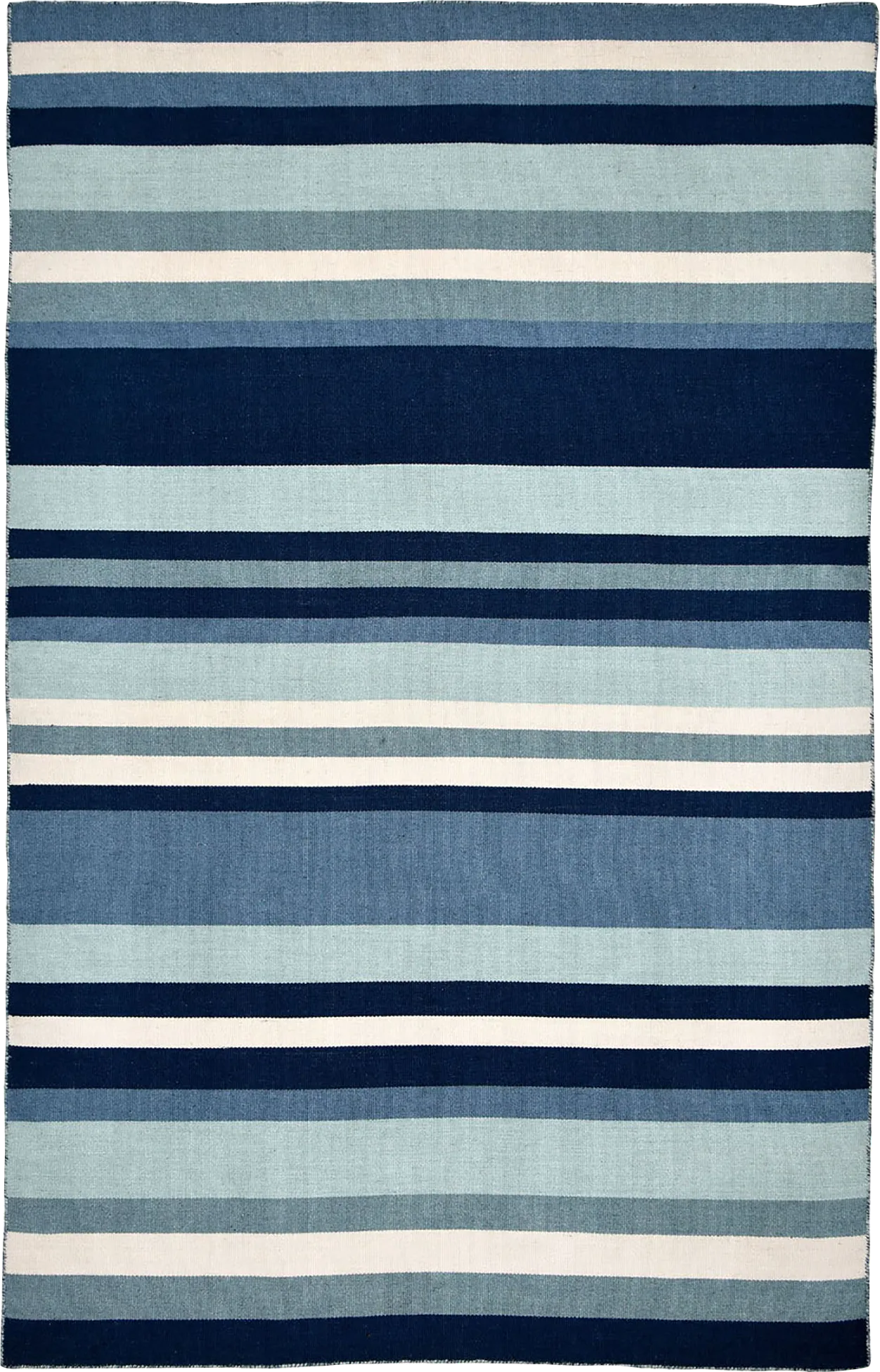Shirnul Blue 7'6 x 9'6 Indoor/Outdoor Rug - Image 1