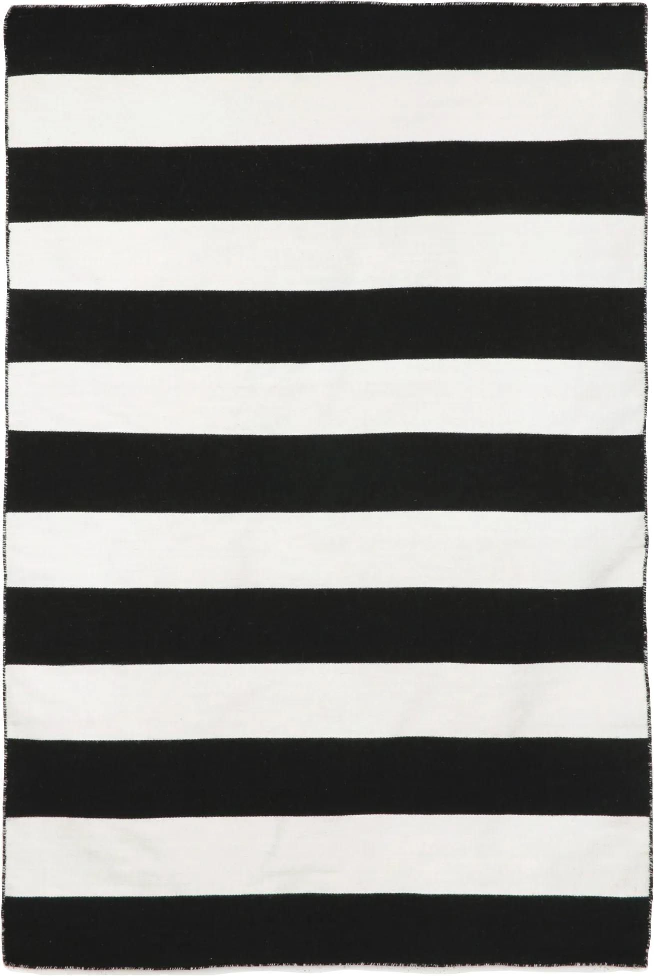Lorahorn Black 5' x 7'6 Indoor/Outdoor Rug - Thumbnail - Image 1