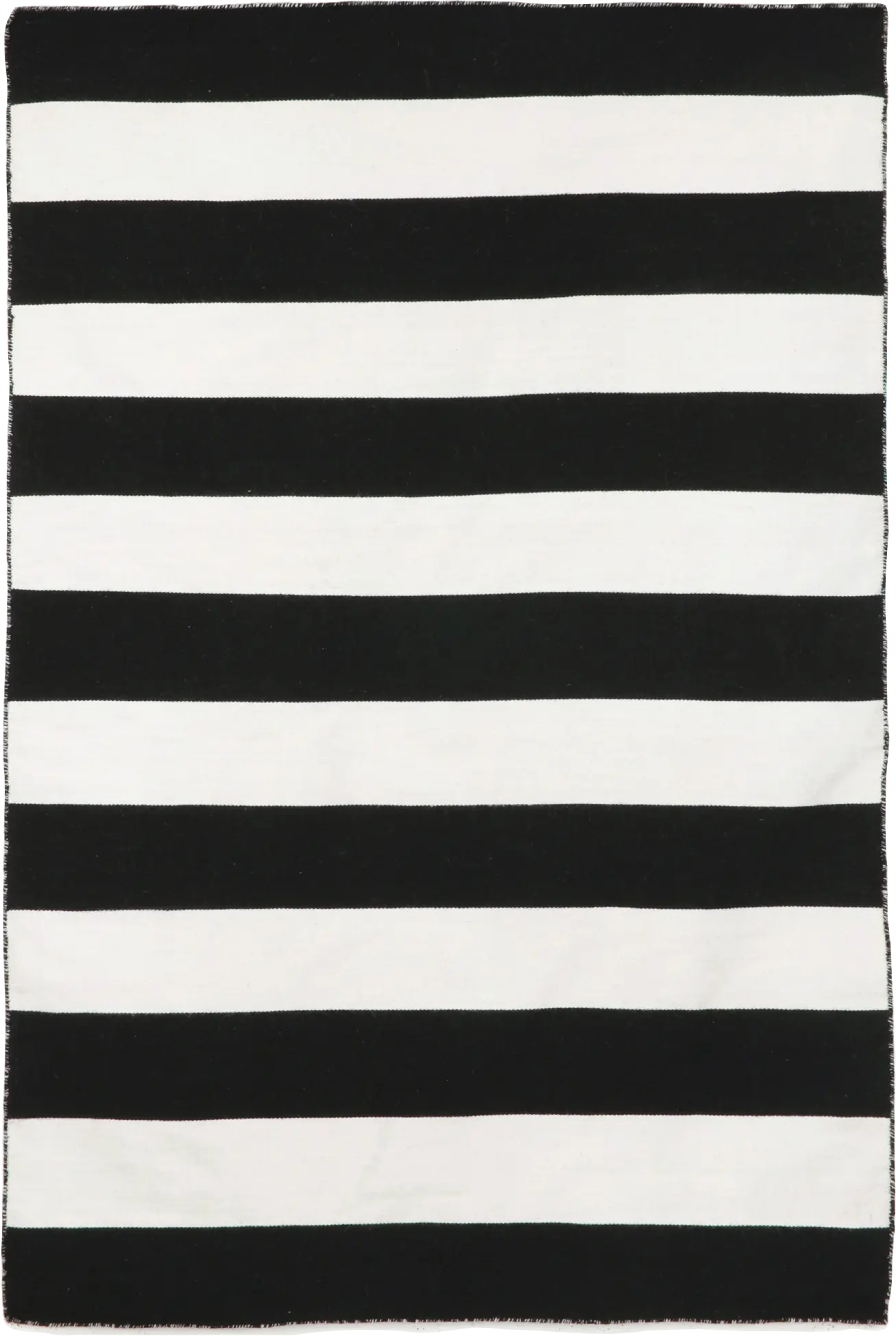 Lorahorn Black 5' x 7'6 Indoor/Outdoor Rug