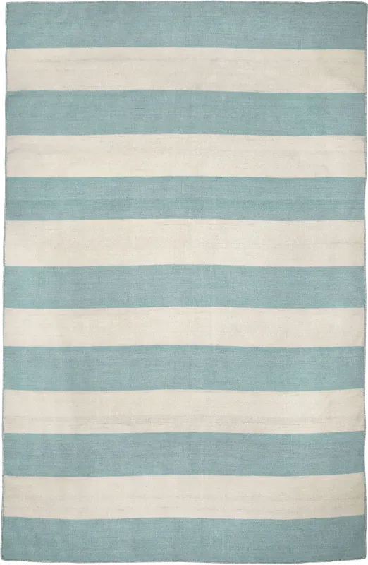 Lorahorn Blue 5' x 7'6 Indoor/Outdoor Rug