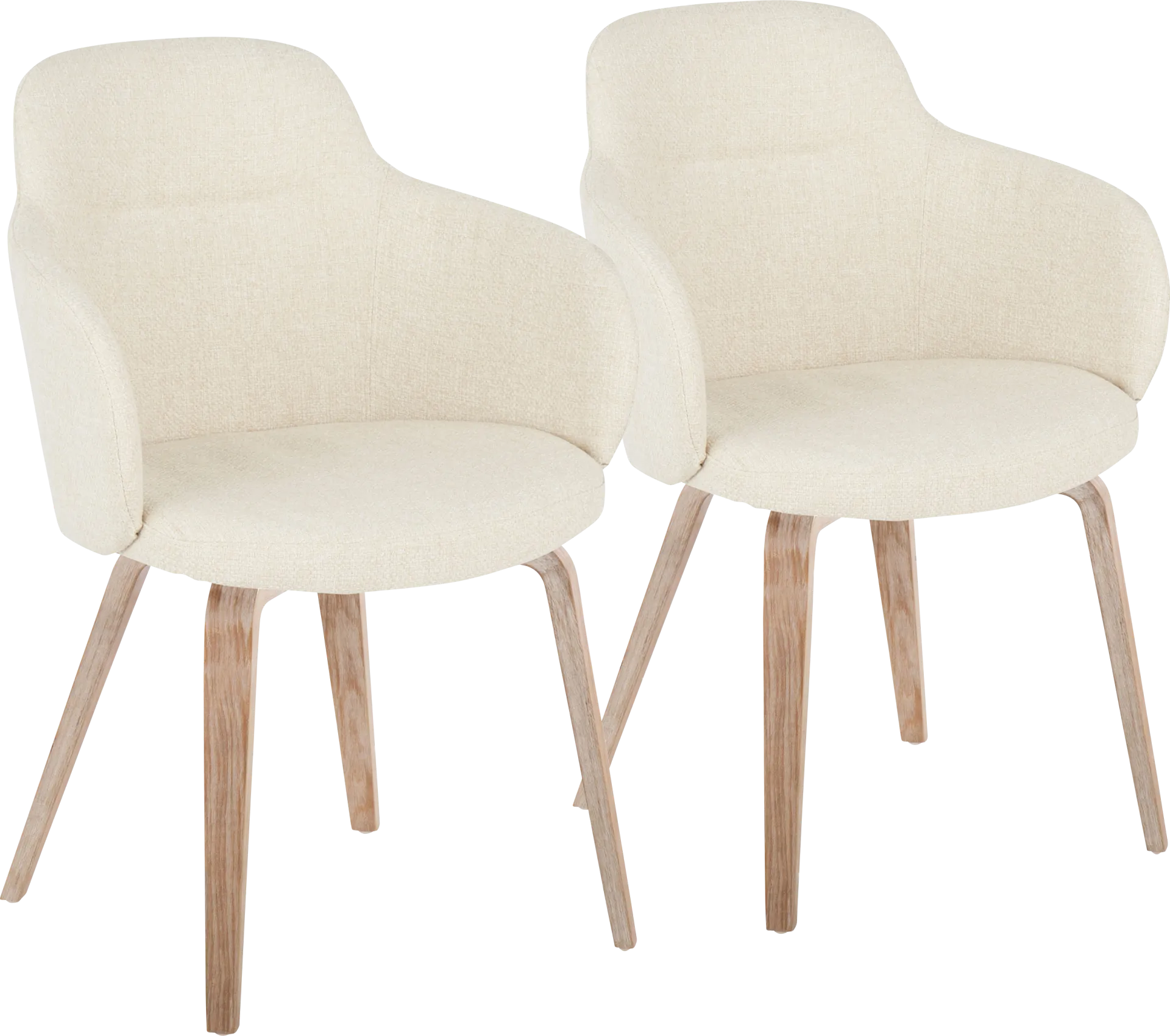 Waneden I Cream Side Chair, Set of 2 - Image 1