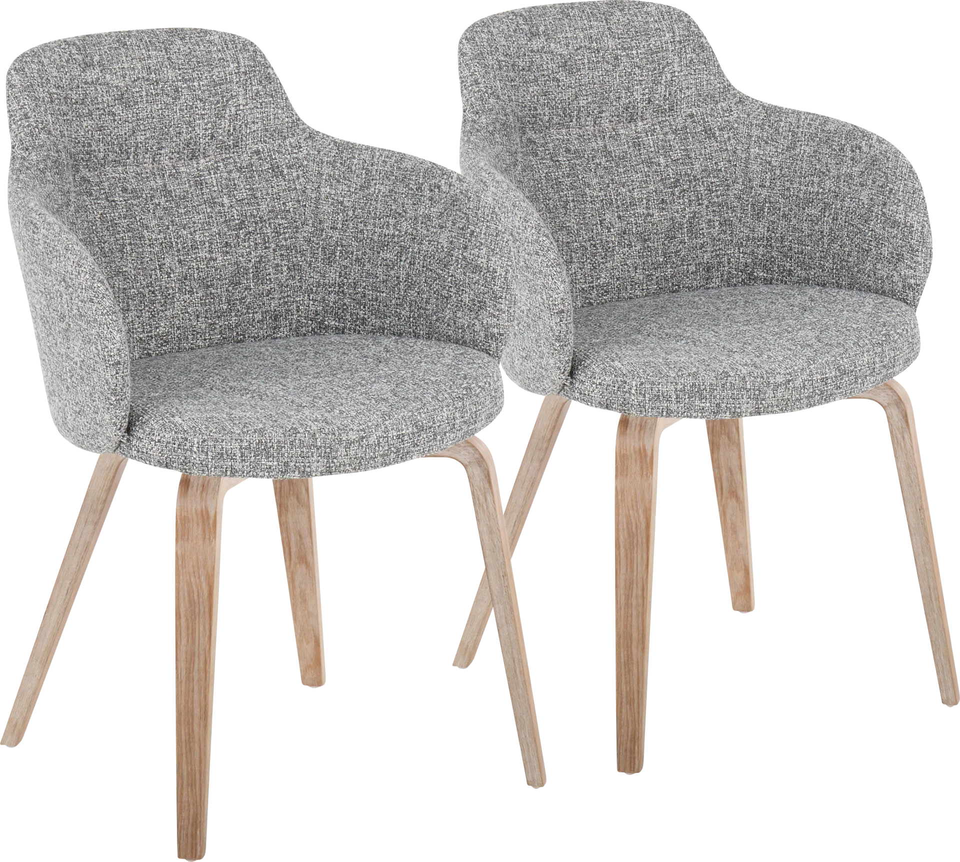 Waneden I Gray Side Chair, Set of 2 - Image 1